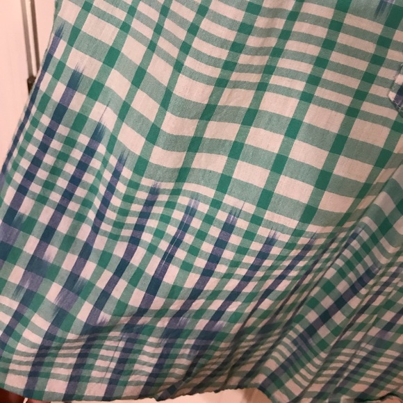 Blue/Green plaid blouse from JCrew - Picture 3 of 3